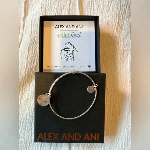 NIB - Alex and Ani - Ellen Degenerous Elephant fund bracelet. - Picture 3 of 4